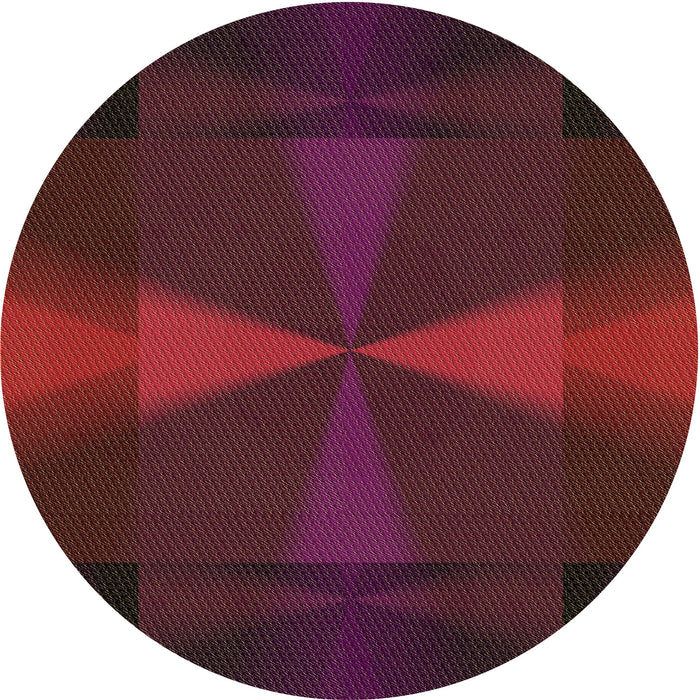 Square Machine Washable Transitional Brown Red Rug in a Living Room, wshpat41brn