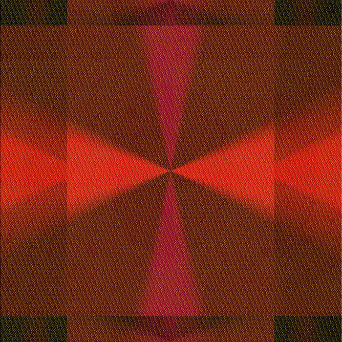 Patterned Crimson Red Rug, pat41yw