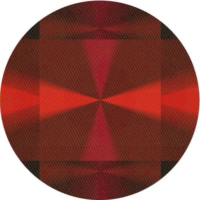 Square Machine Washable Transitional Crimson Red Rug in a Living Room, wshpat41yw