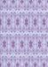 Machine Washable Transitional Lilac Purple Rug, wshpat410blu