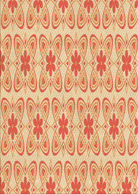 Machine Washable Transitional Orange Red Orange Rug, wshpat410org