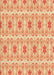Patterned Orange Red Orange Rug, pat410org