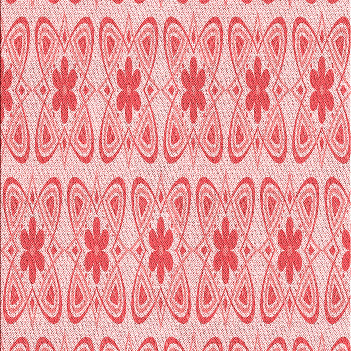 Machine Washable Transitional Deep Rose Pink Rug, wshpat410rd