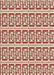 Machine Washable Transitional Red Rug, wshpat411brn