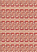 Patterned Pastel Orange Rug, pat411org