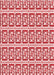 Patterned Red Rug, pat411rd