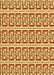 Patterned Scarlet Red Rug, pat411yw