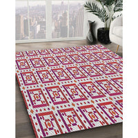 Patterned Gray Novelty Rug, pat411