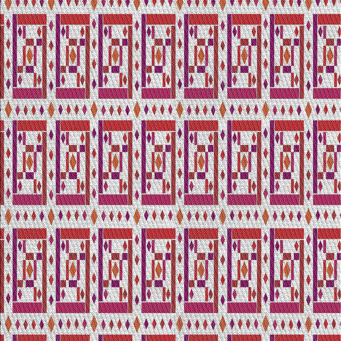 Patterned Gray Novelty Rug, pat411