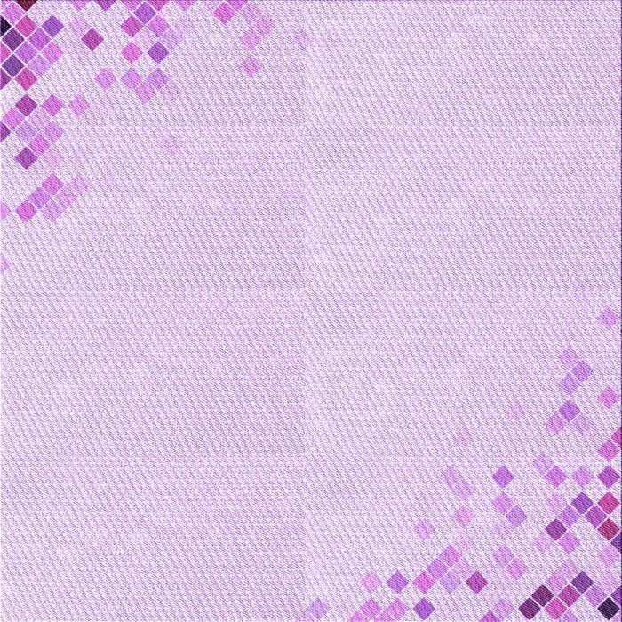 Round Machine Washable Transitional Violet Purple Rug, wshpat412pur