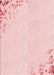 Patterned Light Coral Pink Rug, pat412rd