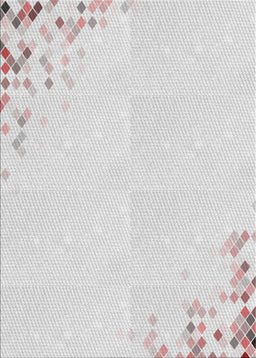 Patterned Dark Gray Novelty Rug, pat412
