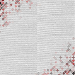 Square Patterned Dark Gray Novelty Rug, pat412