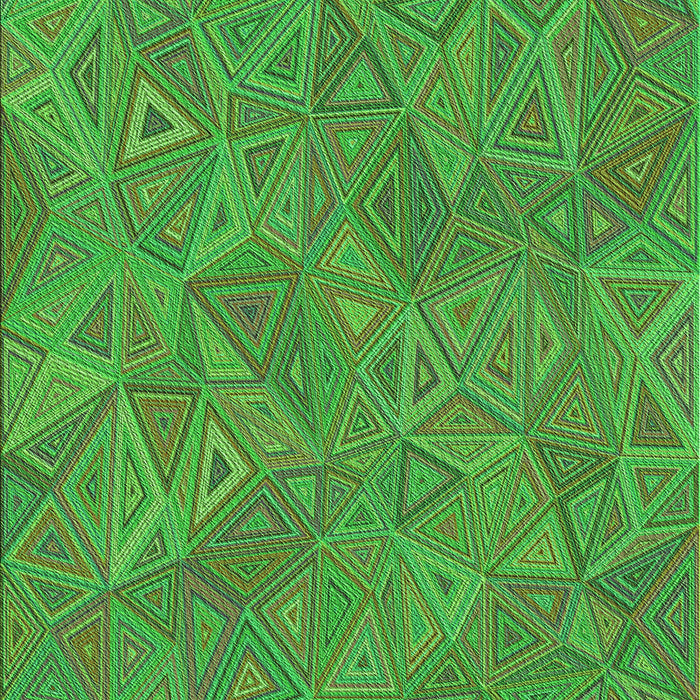 Patterned Seaweed Green Rug, pat413grn