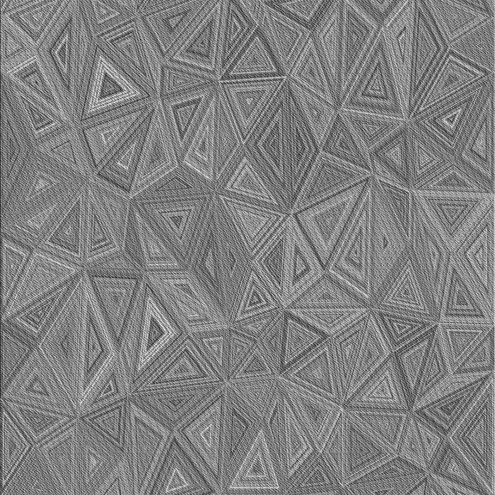 Machine Washable Transitional Ash Gray Rug, wshpat413gry