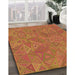 Machine Washable Transitional Orange Rug in a Family Room, wshpat413org