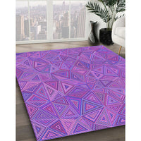 Patterned Purple Rug, pat413pur