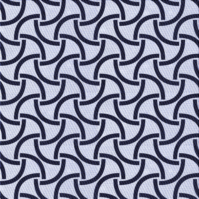 Round Machine Washable Transitional Blue Rug, wshpat414blu