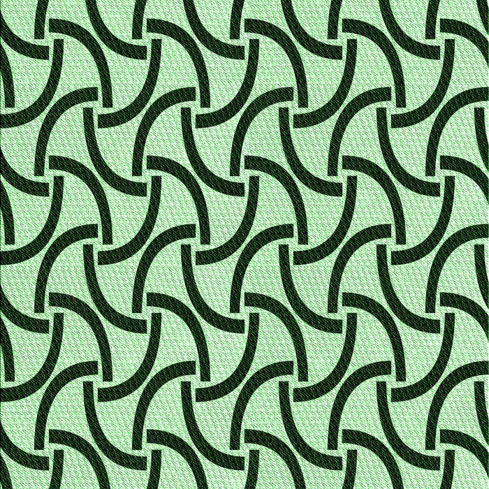 Machine Washable Transitional Dark Forest Green Rug, wshpat414grn