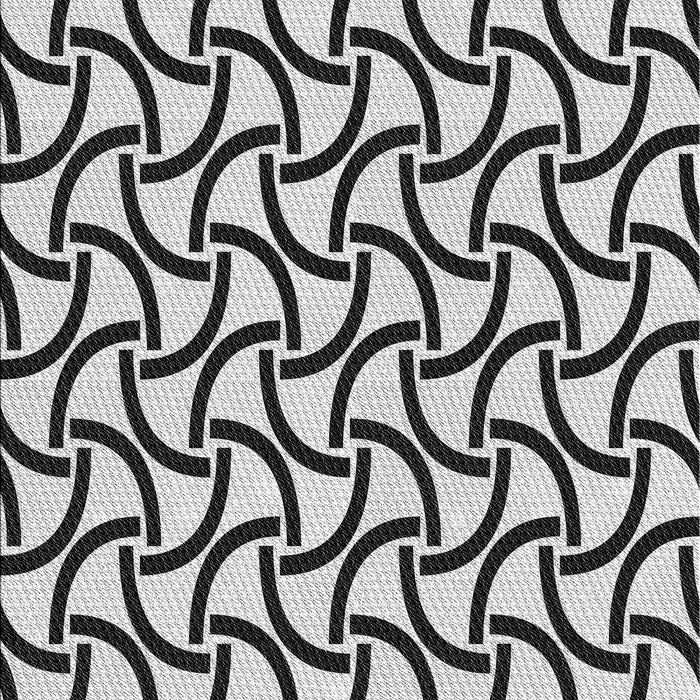 Patterned Dark Gray Black Rug, pat414gry