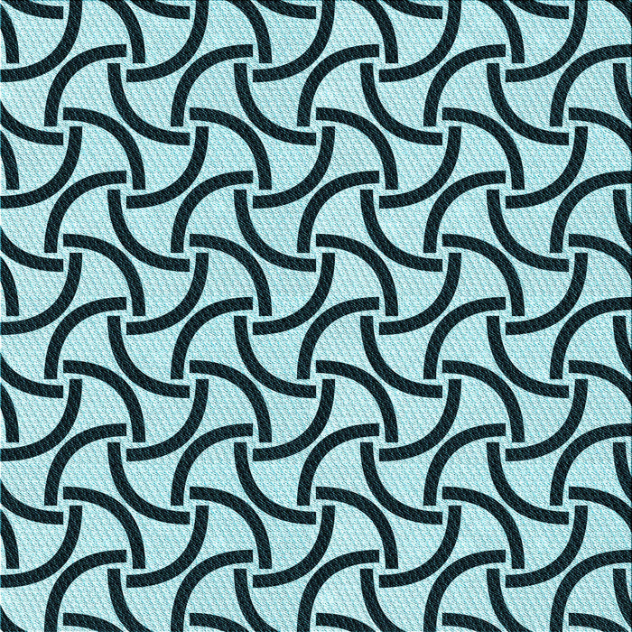 Round Machine Washable Transitional Medium Teal Green Rug, wshpat414lblu