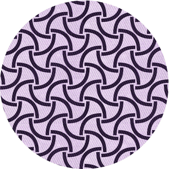 Square Machine Washable Transitional Blossom Pink Rug in a Living Room, wshpat414pur