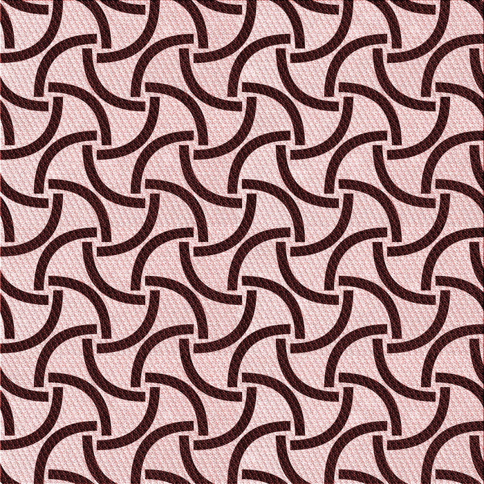 Round Patterned Pink Rug, pat414rd