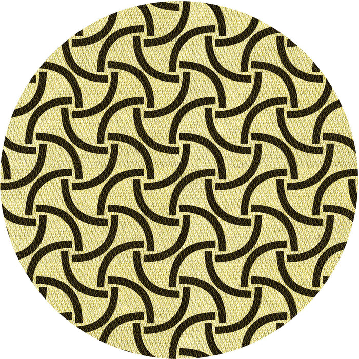 Square Patterned Bakers Brown Rug, pat414yw