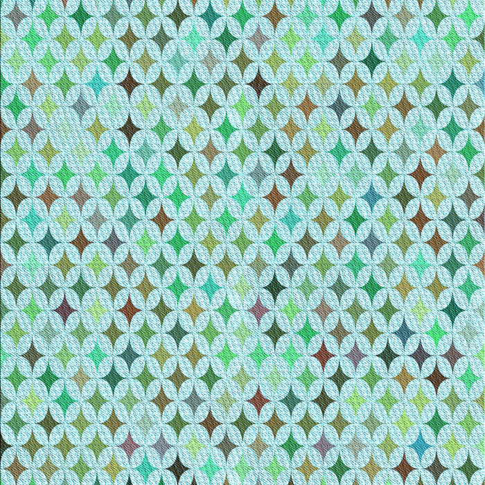 Machine Washable Transitional Mint Green Rug, wshpat415lblu