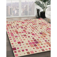 Patterned Vanilla Gold Rug, pat416brn