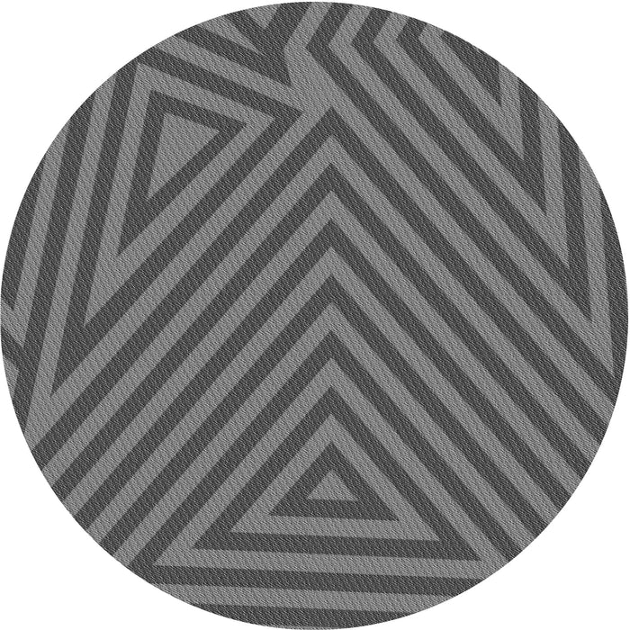 Square Patterned Gray Rug, pat417gry