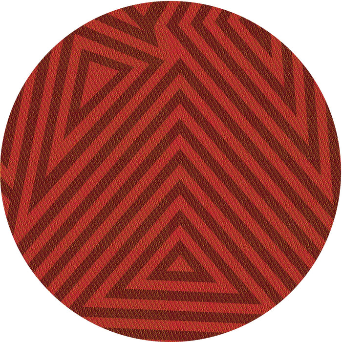 Square Machine Washable Transitional Red Rug in a Living Room, wshpat417yw