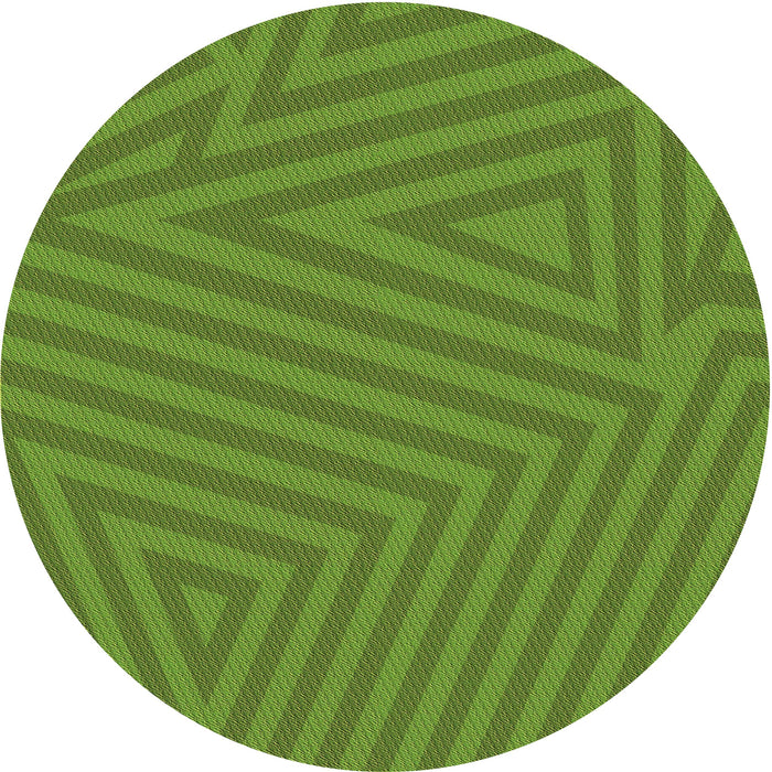 Square Machine Washable Transitional Seaweed Green Rug in a Living Room, wshpat418brn