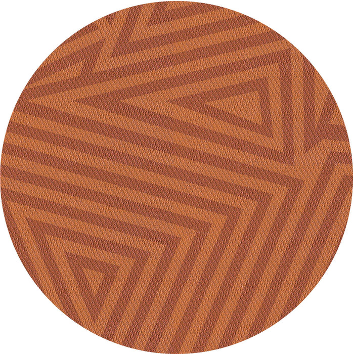 Square Machine Washable Transitional Bright Orange Rug in a Living Room, wshpat418rd