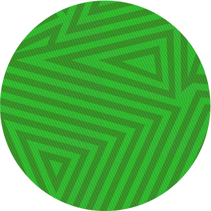 Square Machine Washable Transitional Lime Green Rug, wshpat418