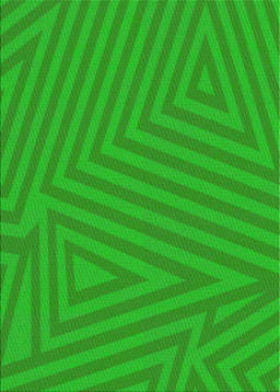 Patterned Lime Green Novelty Rug, pat418