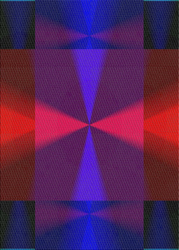 Patterned Bright Purple Novelty Rug, pat41