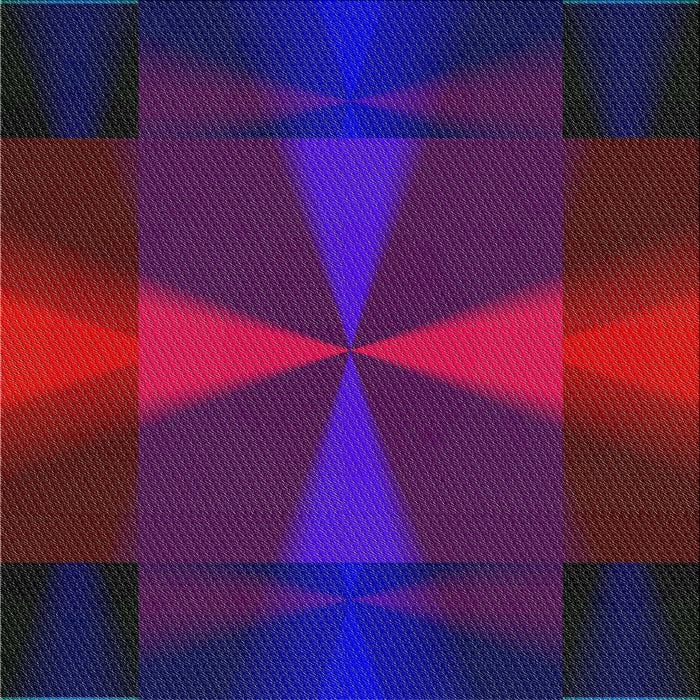 Square Patterned Bright Purple Novelty Rug, pat41