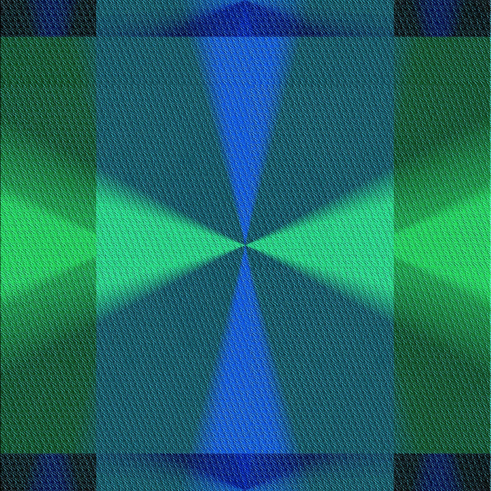 Square Patterned Jade Green Rug in a Living Room, pat42lblu