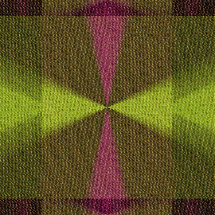 Square Patterned Olive Green Rug in a Living Room, pat42org