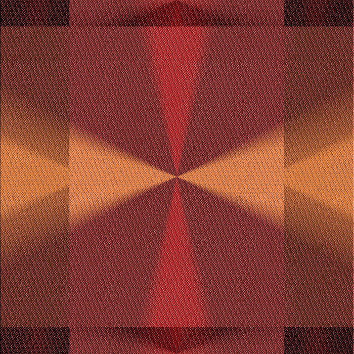 Square Patterned Crimson Red Rug in a Living Room, pat42rd