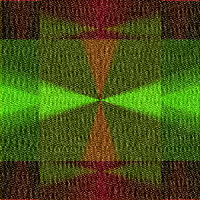 Round Patterned Dark Lime Green Rug, pat42yw