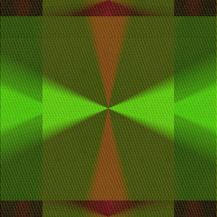 Patterned Dark Lime Green Rug, pat42yw