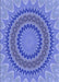 Patterned Ocean Blue Rug, pat420blu