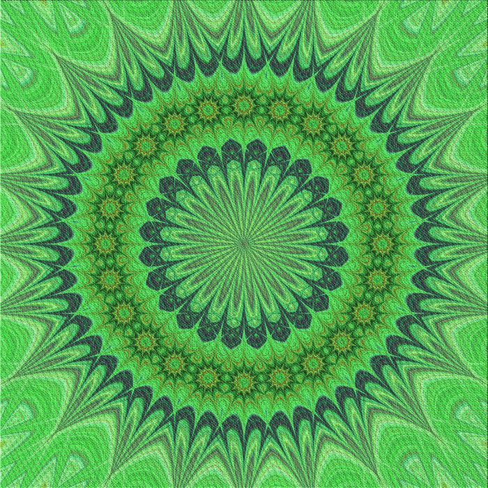 Round Patterned Forest Green Rug, pat420grn