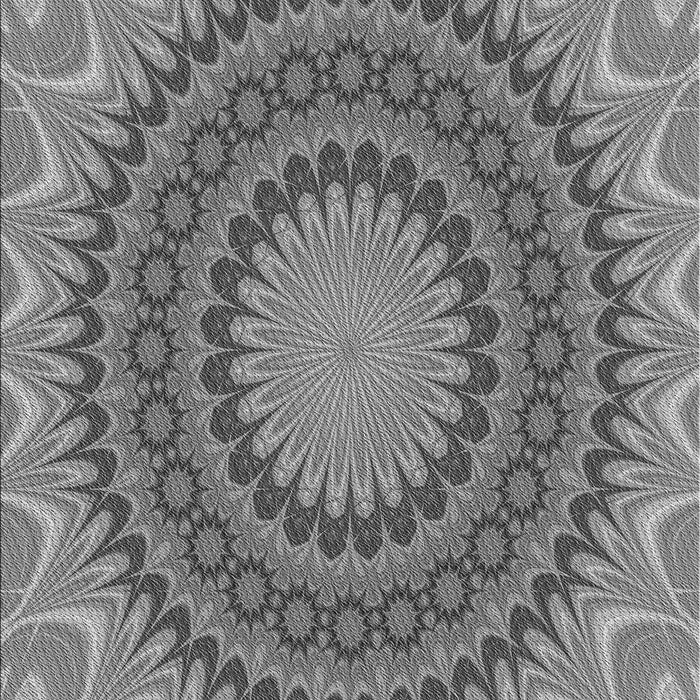 Patterned Carbon Gray Rug, pat420gry