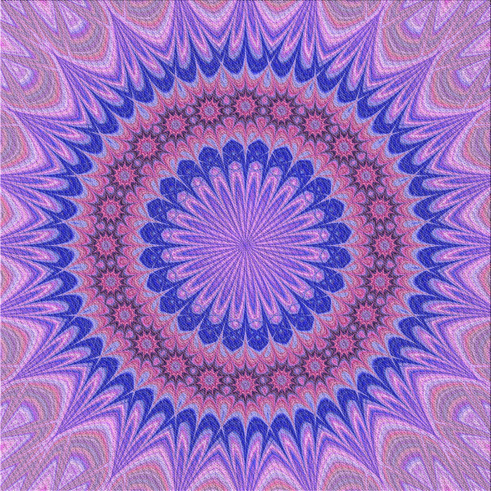 Round Patterned Purple Rug, pat420pur