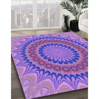 Patterned Purple Rug, pat420pur