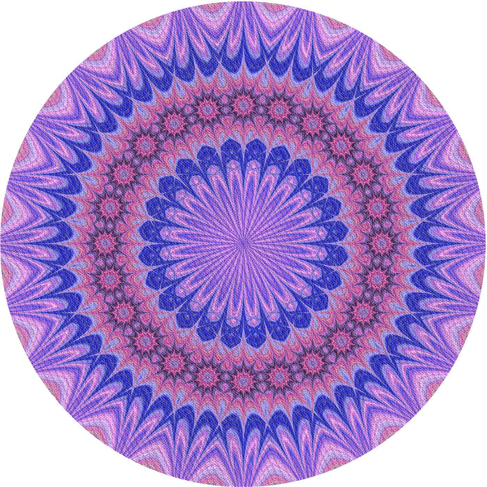 Square Machine Washable Transitional Purple Rug in a Living Room, wshpat420pur