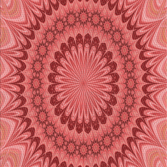 Machine Washable Transitional Red Rug, wshpat420rd